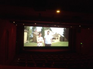 Edward (Edward Chevasco) and Rosie (Roseanna Frascona) talk love in Ur: The End of Civilization in 90 Tableaux.