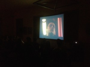 Afterimages screens at Cinema Camp in Gelgaudiškis, Lithuania, on 25 July 2014.