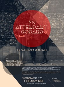 Associazione Kilab's poster for En Attendant Godard's Rome screening.