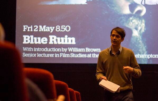 The blog's author introduces Blue Ruin at the Ritzy on 2 May 2014. Photo courtesy of Matt @ The Ritzy!